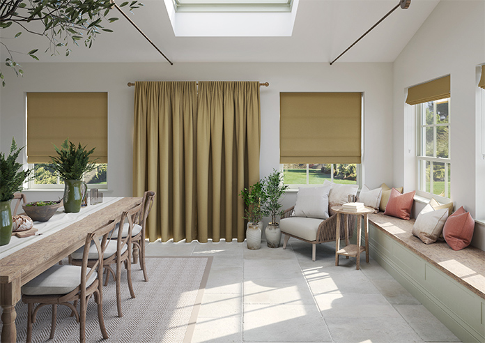 Carina, Ochre - Made to Measure Curtains - Image 7